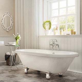 60 inch tub deep soak pelham white luxury 60 inch clawfoot tub with chrome cannonball feet shop 72 nickel ball and 60 inch tub deep soak pelham white luxury 60 inch clawfoot tub with chrome cannonball feet shop 72 nickel ball and